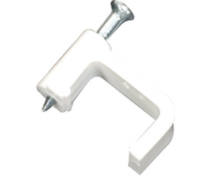 Steren 200-962 White 100pc(s) cable clamp