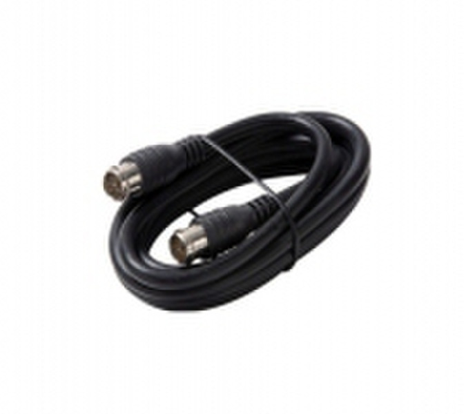 Steren 205-110BK 0.91m F F Black coaxial cable