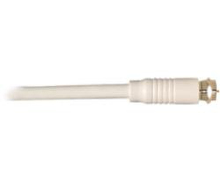Steren 205-410WH 0.91м F-Type F-Type Белый коаксиальный кабель