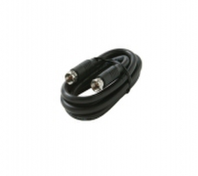 Steren 205-910BK 0.91m F F Black coaxial cable