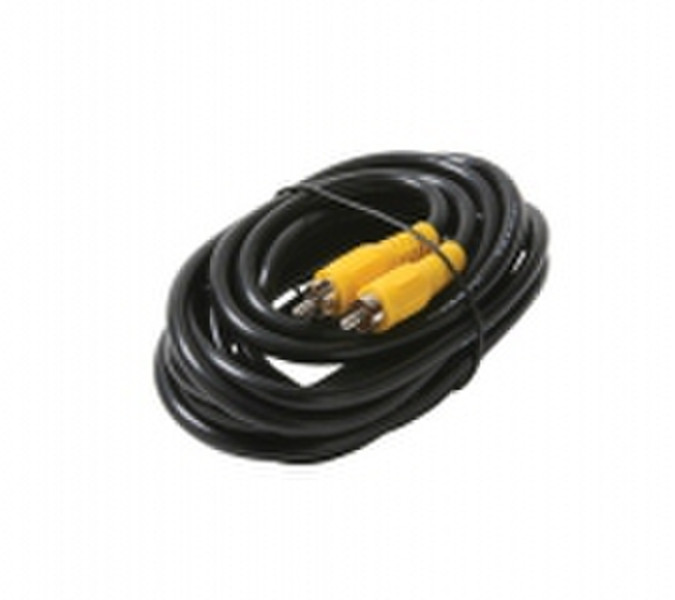 Steren 206-000 1.83m RCA RCA Black coaxial cable