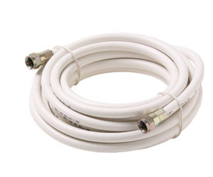 Steren 208-420WH 3.66m F-Type F-Type White coaxial cable
