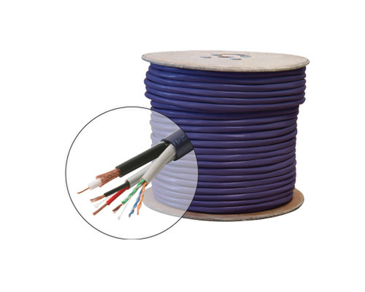 Steren 300-669 305m Purple networking cable