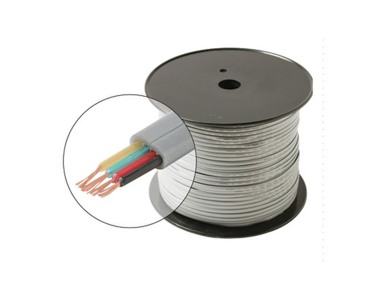 Steren 301-840 304.8m Silver telephony cable