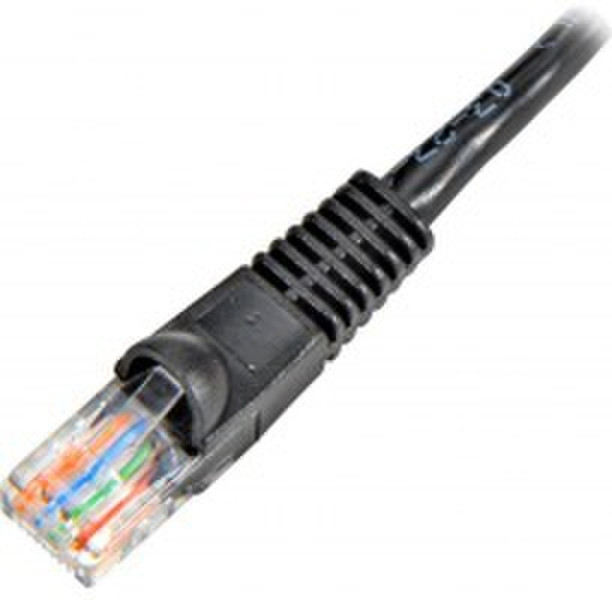 Steren 308-603BK 0.91m Black networking cable