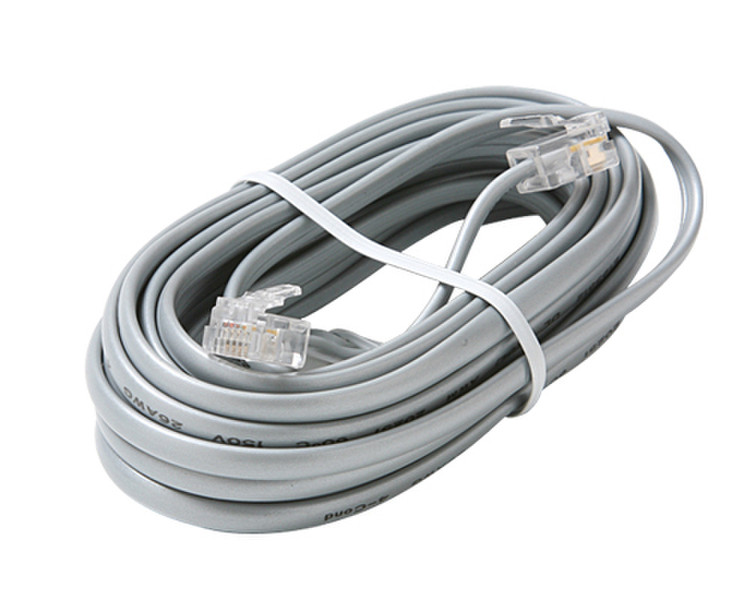Steren 314-007 Silver telephony cable
