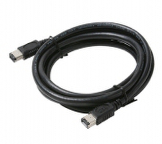 Steren 506-806 1.83m 6-p 6-p Black firewire cable