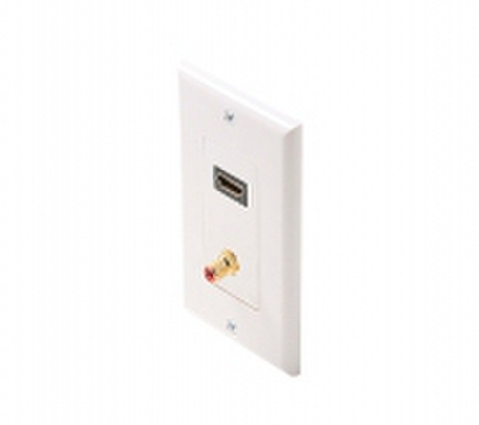 Steren 516-108 White outlet box