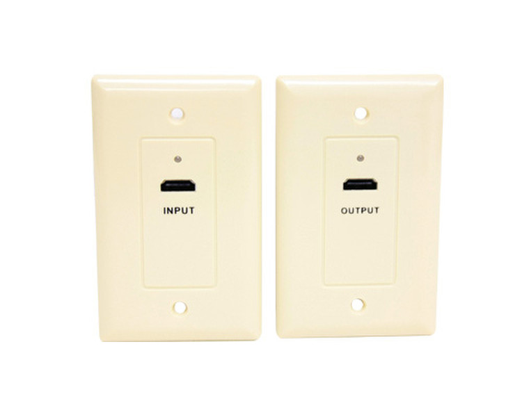 Steren 526-119 Ivory outlet box