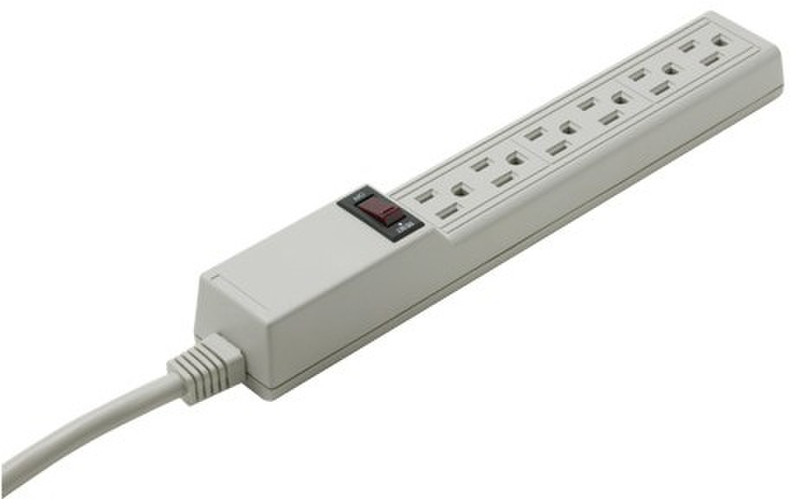 Steren 905-106 6AC outlet(s) 125V 1.22m White surge protector
