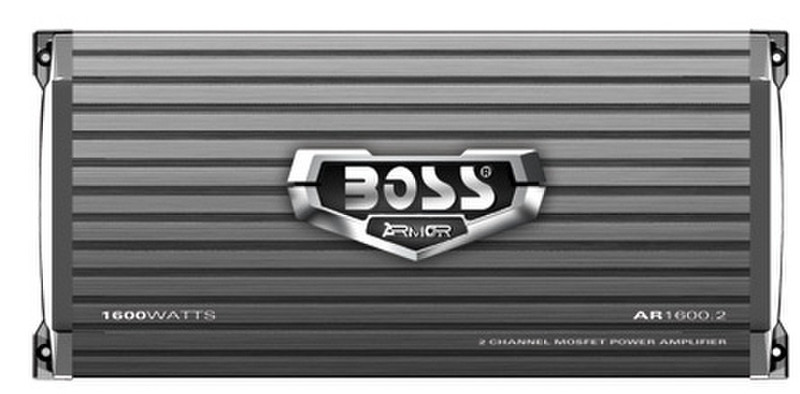 BOSS AR1600.2 2.0 Автомобиль Проводная Серый усилитель звуковой частоты