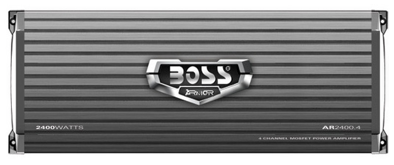 BOSS AR2400.4 4.0 Автомобиль Проводная Серый усилитель звуковой частоты