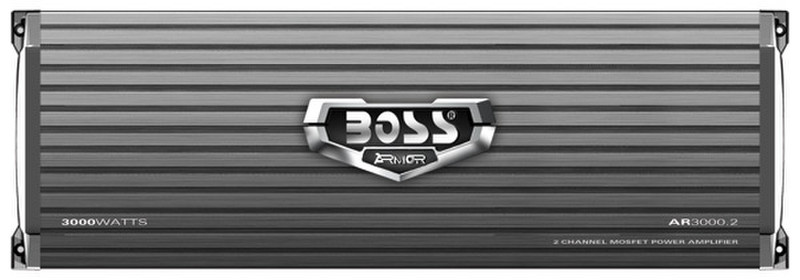 BOSS AR3000.2 2.0 Автомобиль Проводная Серый усилитель звуковой частоты