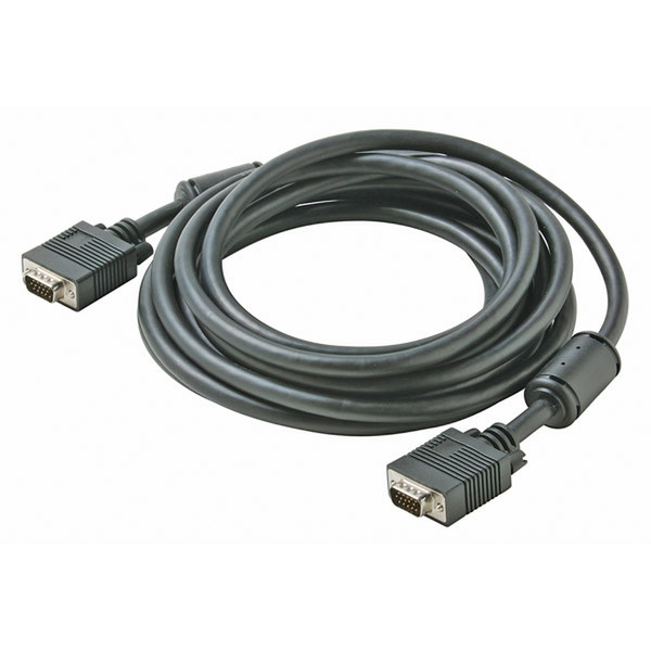 Steren BL-526-012BK 3.6576m Black KVM cable