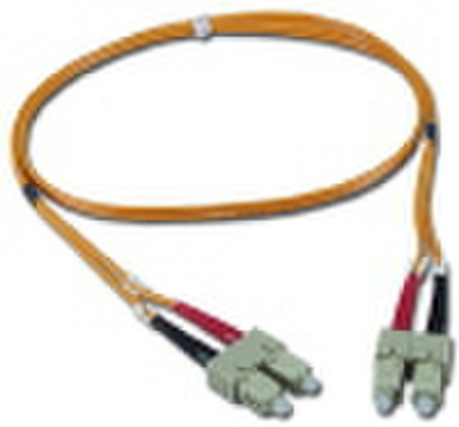QVS FDSC-1M 1m SC SC Brown fiber optic cable