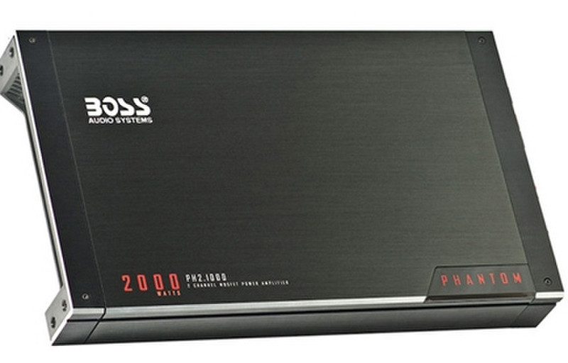 BOSS PH2.1000 2.0 Автомобиль Проводная Черный усилитель звуковой частоты