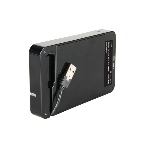 Sharkoon QuickStore Portable Pro 1TB 1000GB Schwarz