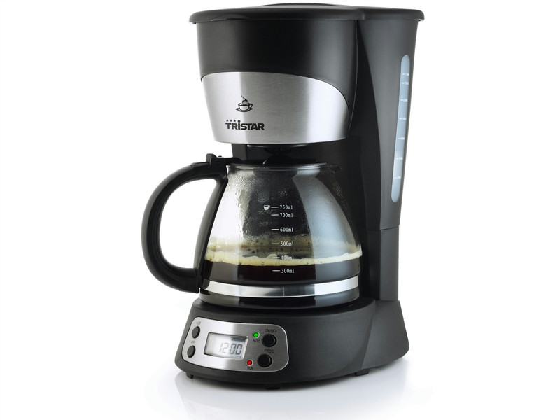 Tristar KZ-1225 Drip coffee maker 0.75L 8cups Black coffee maker