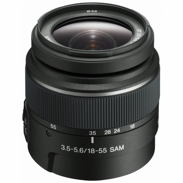 Sony DT 18–55 mm F3.5–5.6 SAM II Black