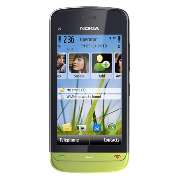 Nokia C5-03 Schwarz, Blau, Grün, Rot, Weiß