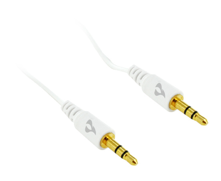 AMP Energy 06-12038 3.5mm 3.5mm Weiß Audio-Kabel