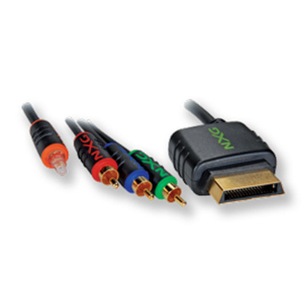 NXG Technology NX-GMXB6514 4m RCA + TOSLINK Schwarz Videokabel-Adapter