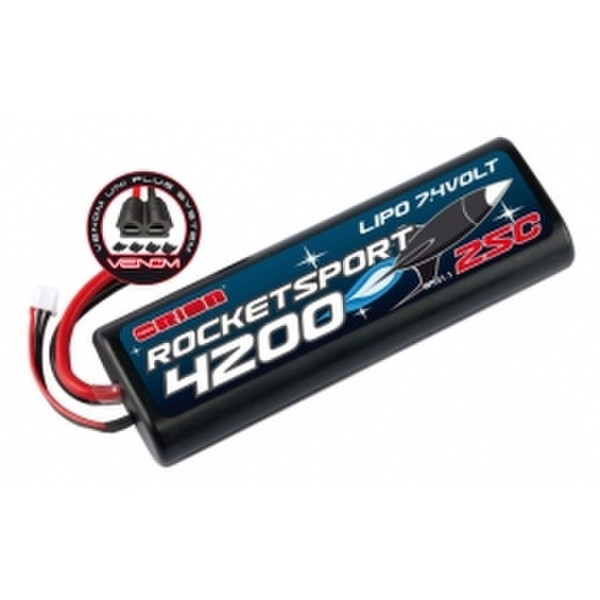 Team Orion ORI14171 Lithium Polymer (LiPo) 4200mAh 7.4V rechargeable battery