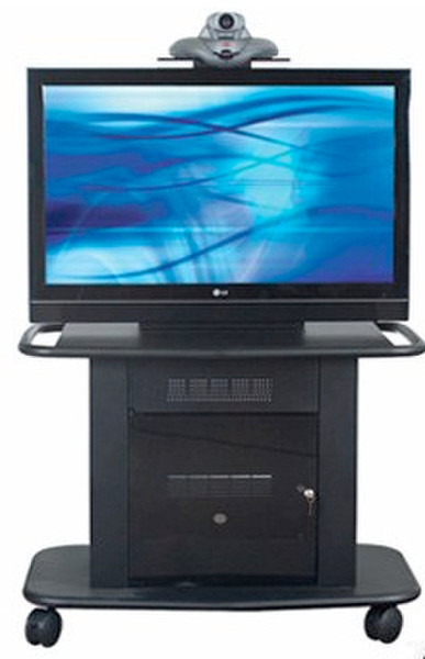 Avteq GMP-200S-TT1 Flat panel Multimedia cart Черный multimedia cart/stand