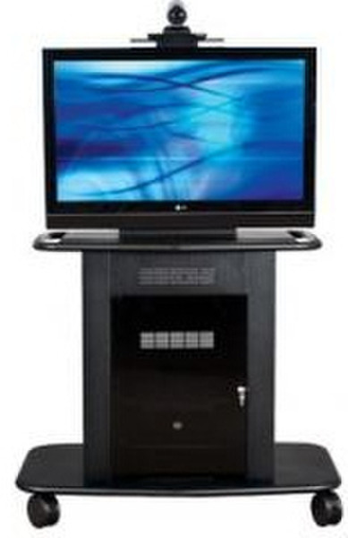 Avteq GMP-300S-TT1 Flat panel Multimedia cart Черный multimedia cart/stand