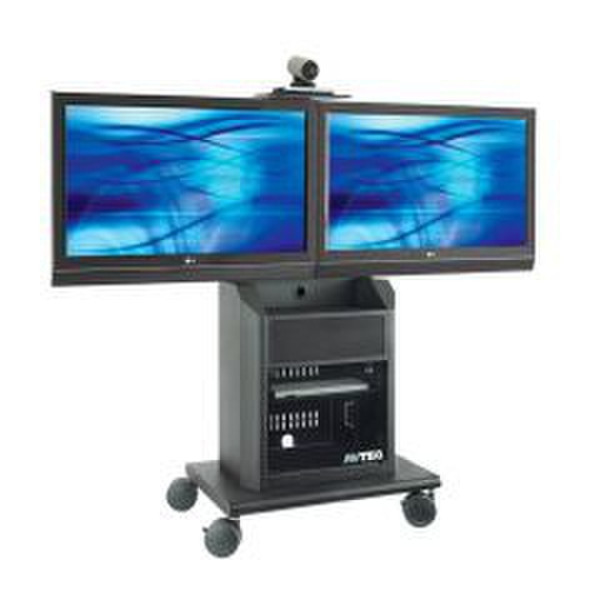 Avteq RPS-800L Flachbildschirm Multimedia cart Schwarz Multimediawagen & -ständer