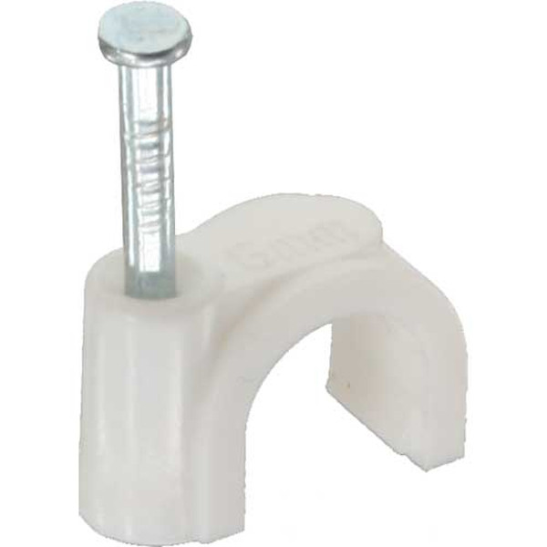 InLine 44020B White 100pc(s) cable clamp