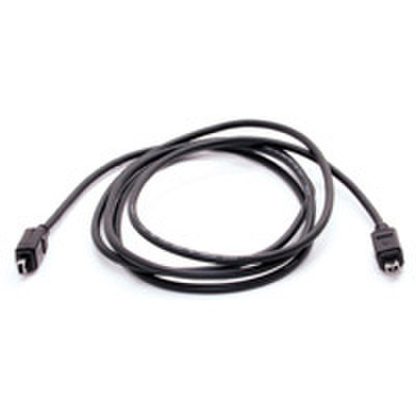 StarTech.com 6 ft. IEEE-1394 FireWire Extension Cable 4 to 4 pin M/F 1.83m Black firewire cable