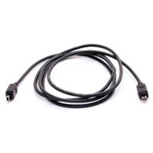 StarTech.com 6 ft. IEEE-1394 FireWire Extension Cable 4 to 4 pin M/F 1.83m Schwarz Firewire-Kabel