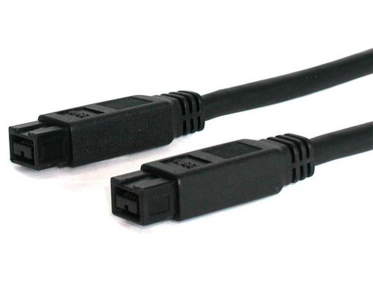 StarTech.com 6 ft 1394b Firewire Cable 9-9 Pin M-M 1.83m Schwarz Firewire-Kabel