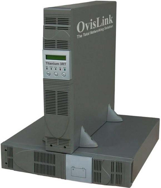 OvisLink TITANIUM 3K-RT Tower Grey uninterruptible power supply (UPS)