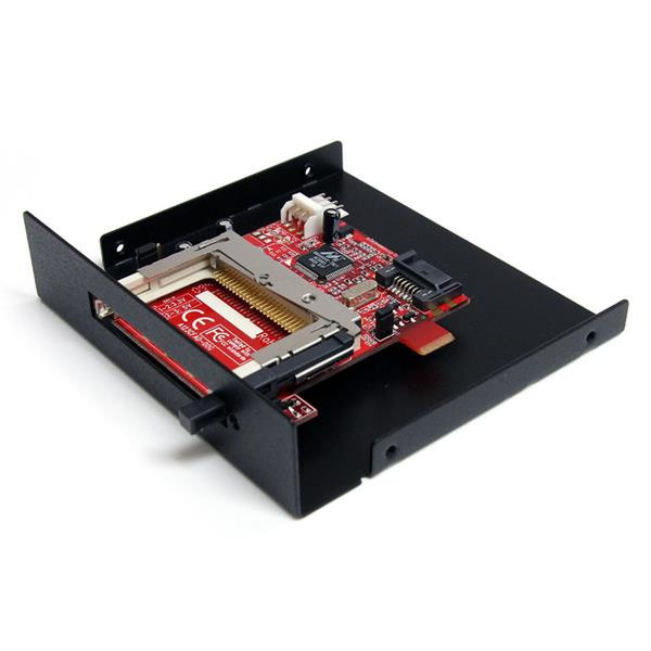 StarTech.com 3.5in SATA to CompactFlash SSD Adapter Card for 3.5 Drive Bay card reader