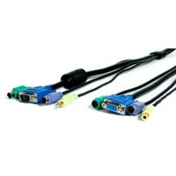 StarTech.com 6 ft. Black PC99 4-in-1 Console Extension Cable 1.83m Black KVM cable