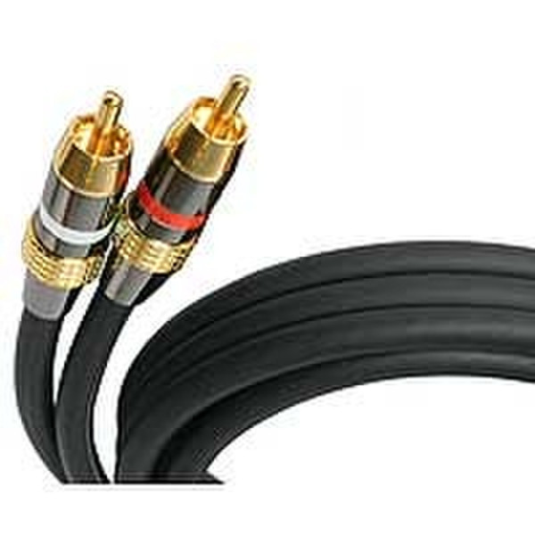 StarTech.com 100 ft Premium RCA Audio Cable 30.48m Schwarz Audio-Kabel
