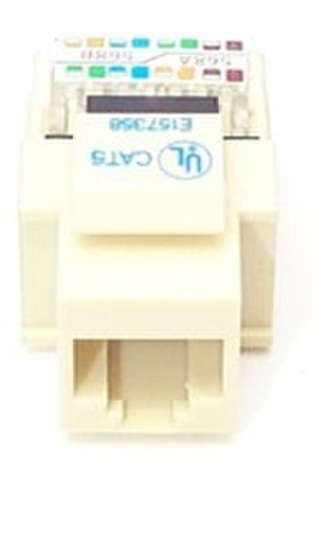 StarTech.com Tool-less Type Category 6 Keystone Jack - Ivory 1 - RJ45 F wire connector
