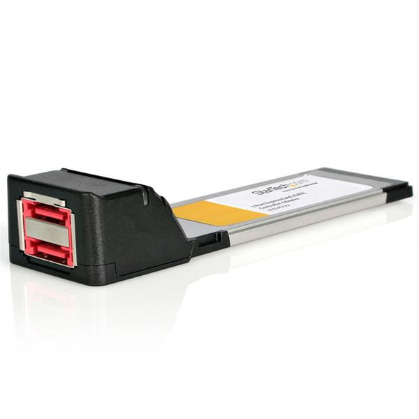 StarTech.com 2-Port eSATA ExpressCard Schnittstellenkarte