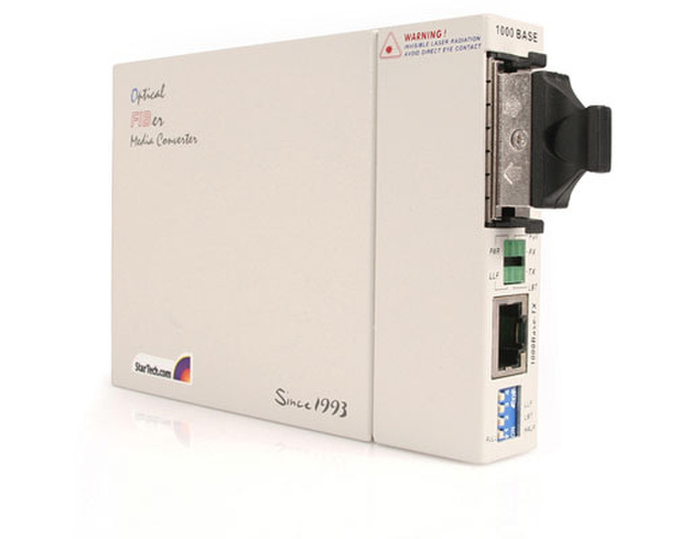 StarTech.com Gigabit RJ45 to Multimode SC Fiber Media Converter 850nm network media converter
