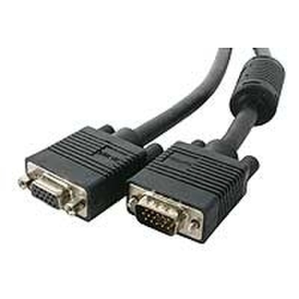 StarTech.com 100 ft. Coax SVGA Monitor Extension Cable HDDB15M/F 30.48m Schwarz Koaxialkabel