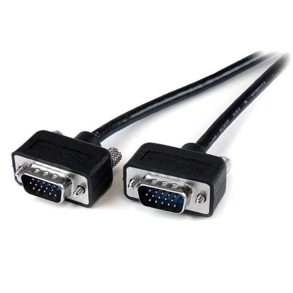 StarTech.com 6' Coax Super Thin Low Profile SVGA Monitor Cable 1.8m Schwarz VGA-Kabel