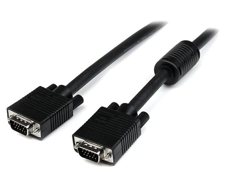 StarTech.com 18 inch Coax SVGA Monitor Cable HDDB15M/M 0.45м Черный VGA кабель