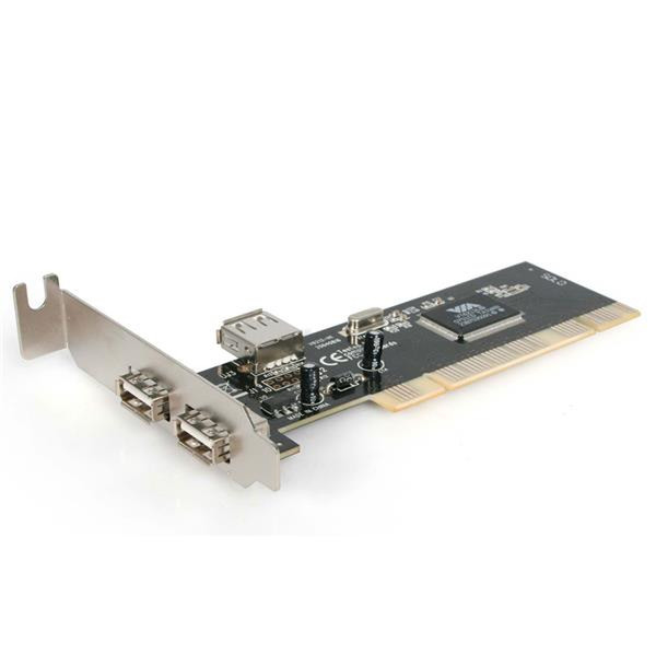 StarTech.com 3 Port USB 2.0 Low Profile PCI Schnittstellenkarte