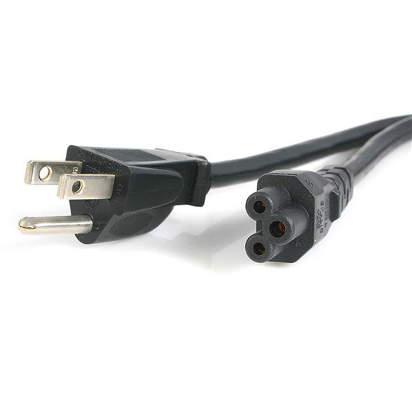 StarTech.com 6 ft 3-Slot Laptop Power Cable 1.83м Черный кабель питания