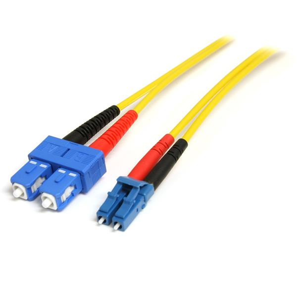 StarTech.com SMFIBLCSC1 1м LC SC Желтый оптиковолоконный кабель