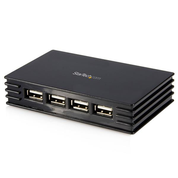 StarTech.com 4 Port USB 2.0 Hub 480Мбит/с Черный хаб-разветвитель