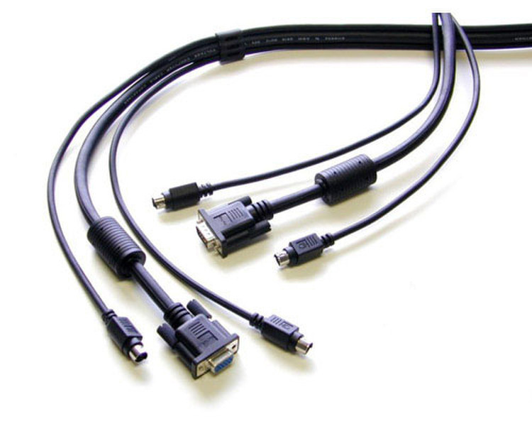 StarTech.com PS/2-Style 3-in-1 3м кабель клавиатуры / видео / мыши