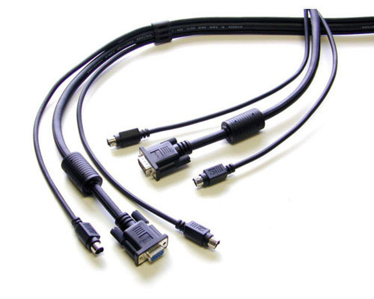 StarTech.com PS/2-Style 3-in-1 7.62m KVM cable